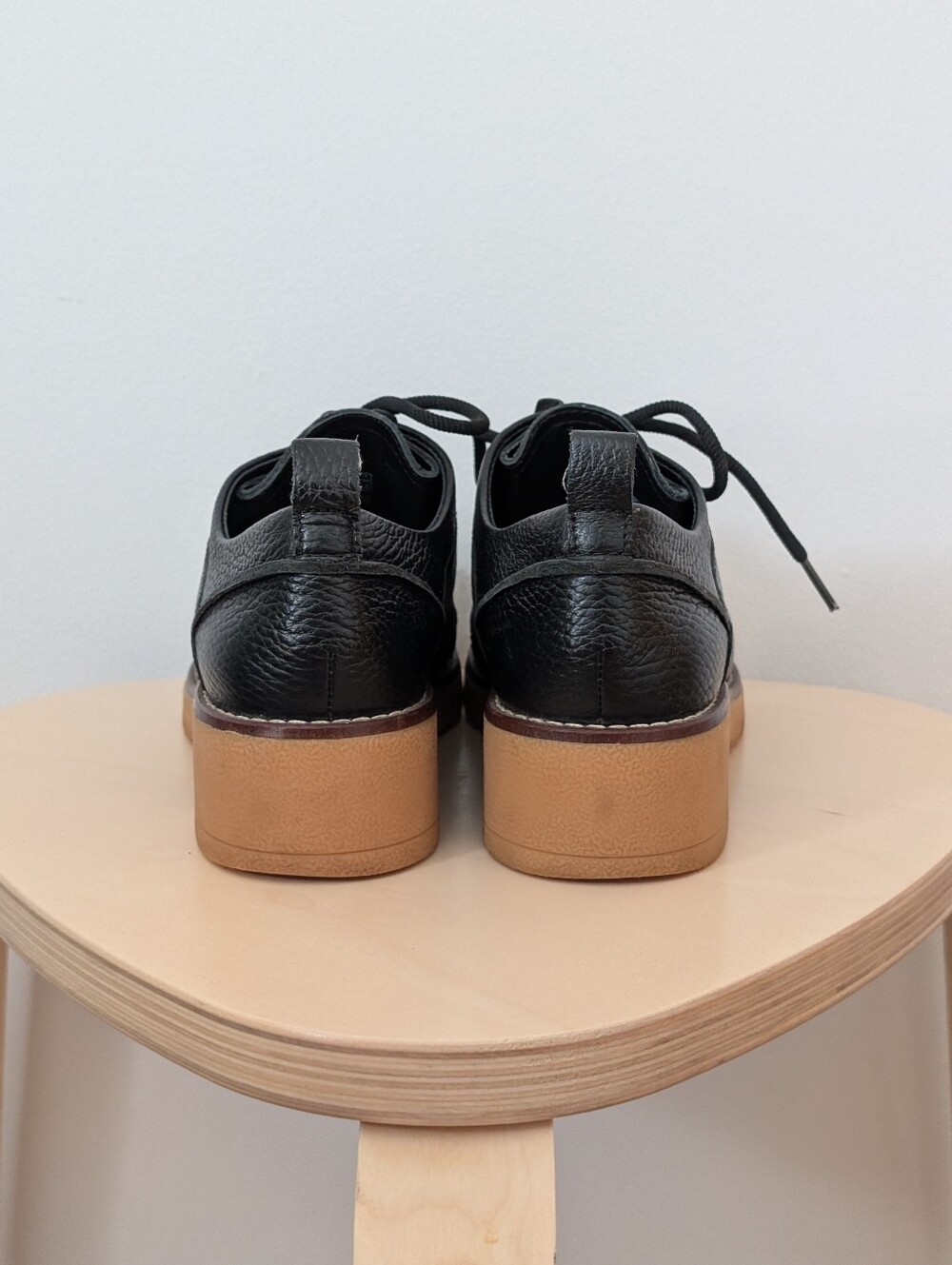 Clarks black leather platform loafers - Eden - size 6.5 - Picture 6 of 11